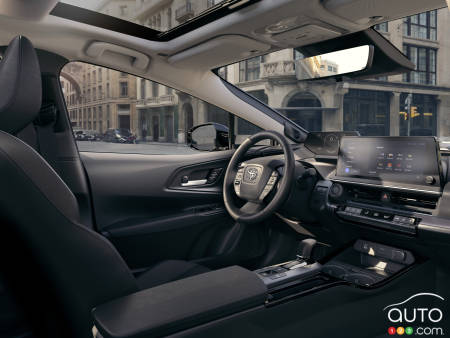 Interior of 2023 Toyota Prius